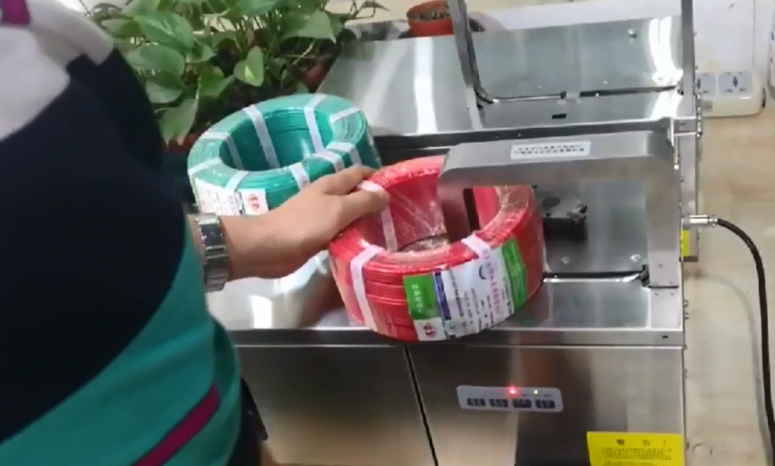 环形线缆打包